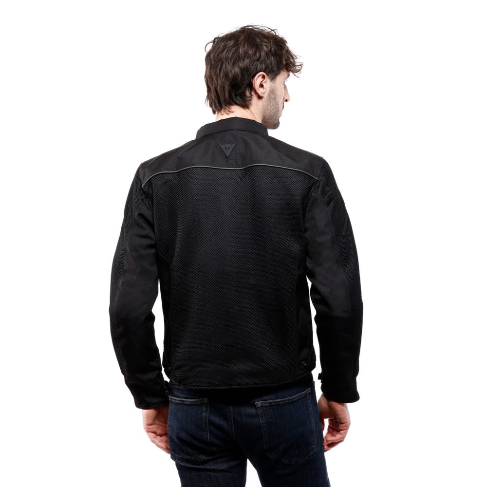 DAINESE Lisbona Air Tex Jacket Giacca Moto Uomo in Tessuto Mesh Ventilato per Estate Uso Urbano e Touring Leggera e Traspirante Uomo
