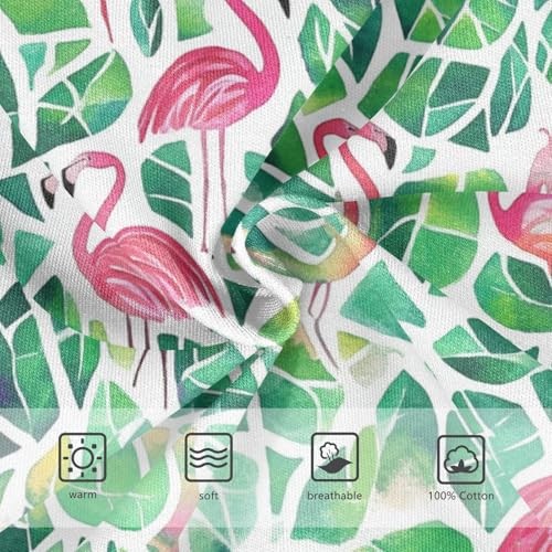 Wusikd Pink Flamingos Boys' Underwear Cotton Watercolor Boys Briefs Soft Toddler Underwear 2T3