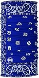 BUFF Multifunctional Neckwear CoolNet UV Solid Pattern Design Worn 12+ Ways, Santana Navy