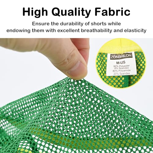 Mens See Though Shorts Mesh Sexy Sheer Fishnet Boxers Shorts for Men Breathable Elastic Drawstring2