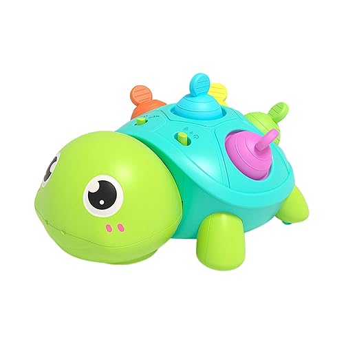 Light Up Musical Baby Toy for Crawling Exercises Auditory Development Safe Chewable ABS Infant Educational Gift 0-3 Developmental Crawling Aid Toy