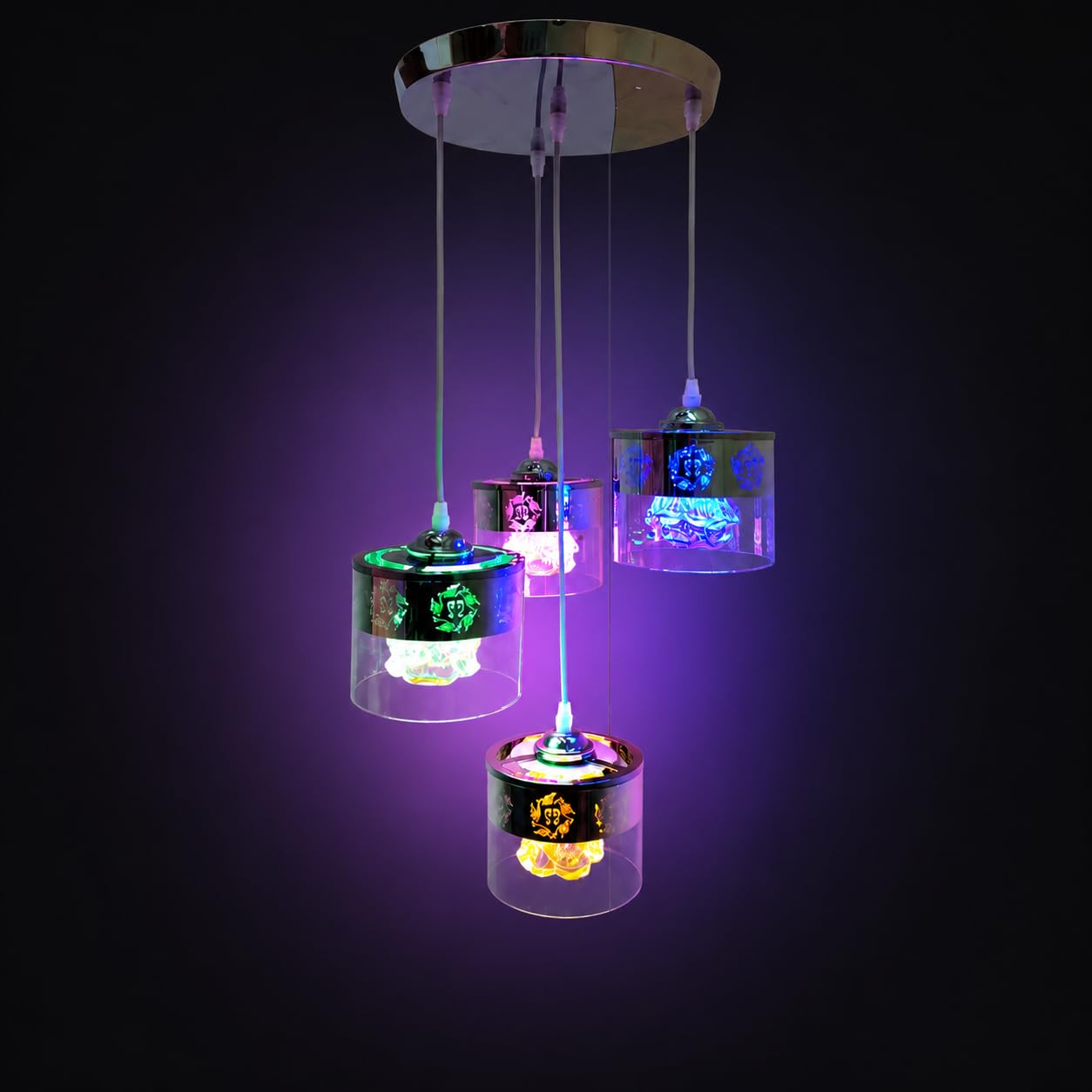 Generic RAB Modern 4-Light LED Pendant Hanging Lamp - Image 1