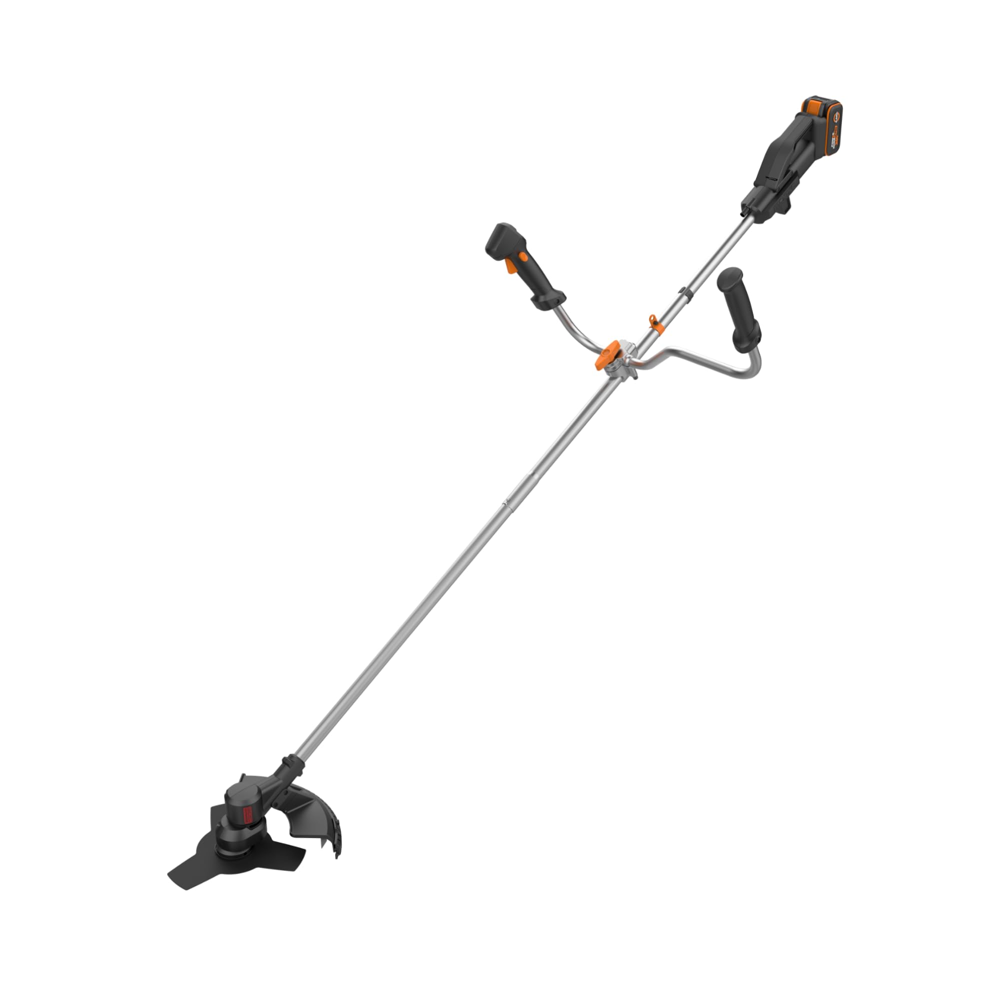 WORX WG082E,9 Decespugliatore 20V da 30 cm / 25,5 cm, pesa solo 4,1 kg, fino a 65 minuti di autonomia con una singola carica, motore brushless, 1 batteria da 4,0 Ah inclusa, PowerShare
