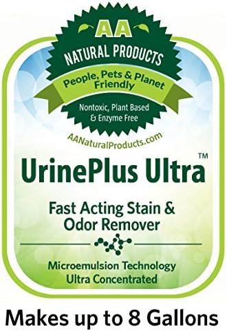 UrinePlus Ultra Professional Pre-Treatment for Carpets & Rugs Removes Pet Stains & Odors Caused by Dog and Cat Urine, Feces and Vomit [aka, Urine Pro | UrinePro Plus]