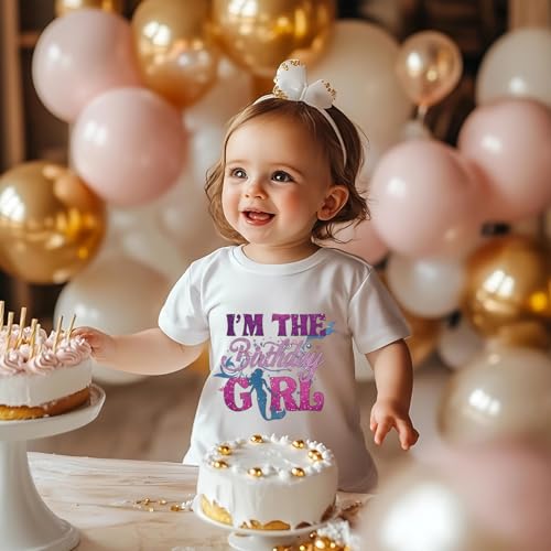 Image of Birthday Girl Tshirt Toddler Birthday Shirts Tees Little Kids Top Outfit Cotton Short Sleeve 2nd 3rd 4th 5th 6th 7th 8th