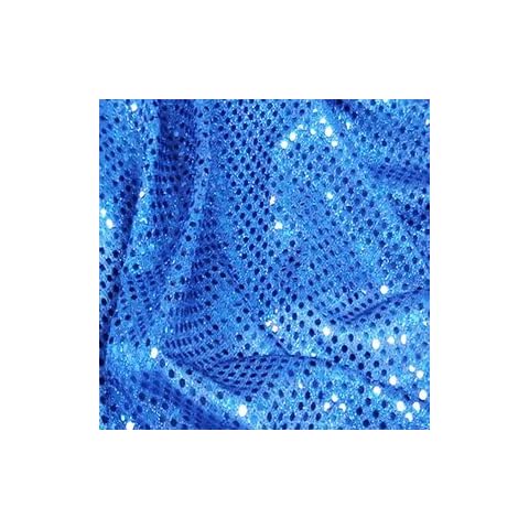 Royal Blue Sequins Dress Fabric - per metre Cover