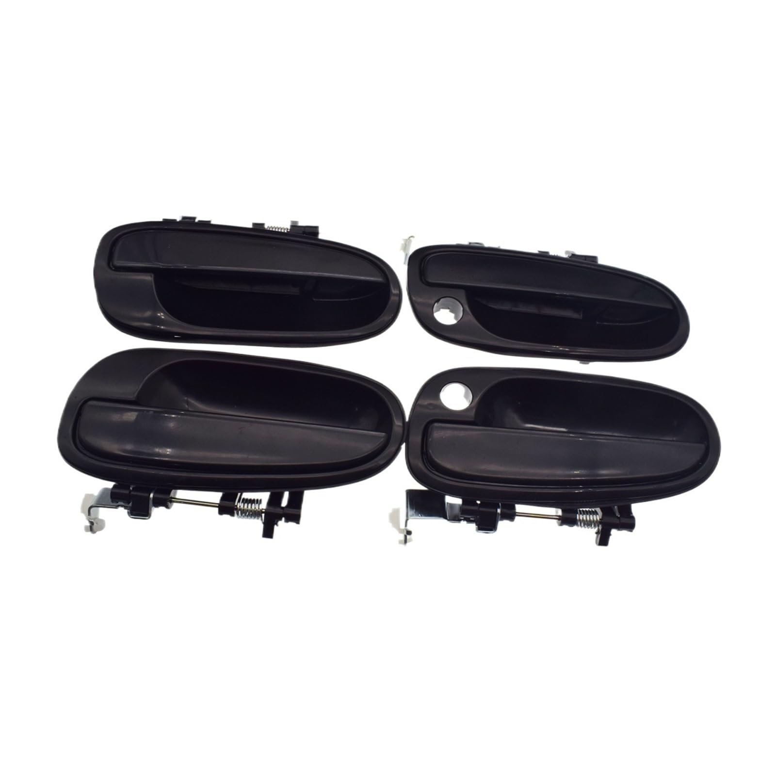 Qjahxkf 4 Piece Replacement Exterior Door Handles Exterior Door Handle 82660-17000 82650-17000 83660-17000 83650-17000 For Hyundai For Matrix For Lavita 2001-2010 Outer Handle(4 Piece)