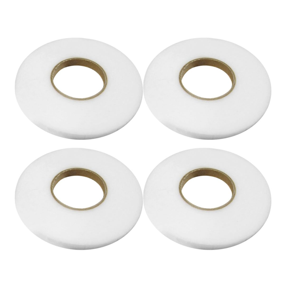 Operitacx 12rouleaux Ruban Adhésif Non Tissé Pour Vêtements Bande Thermocollante Tissu Couleur Blanche Pour Réparations