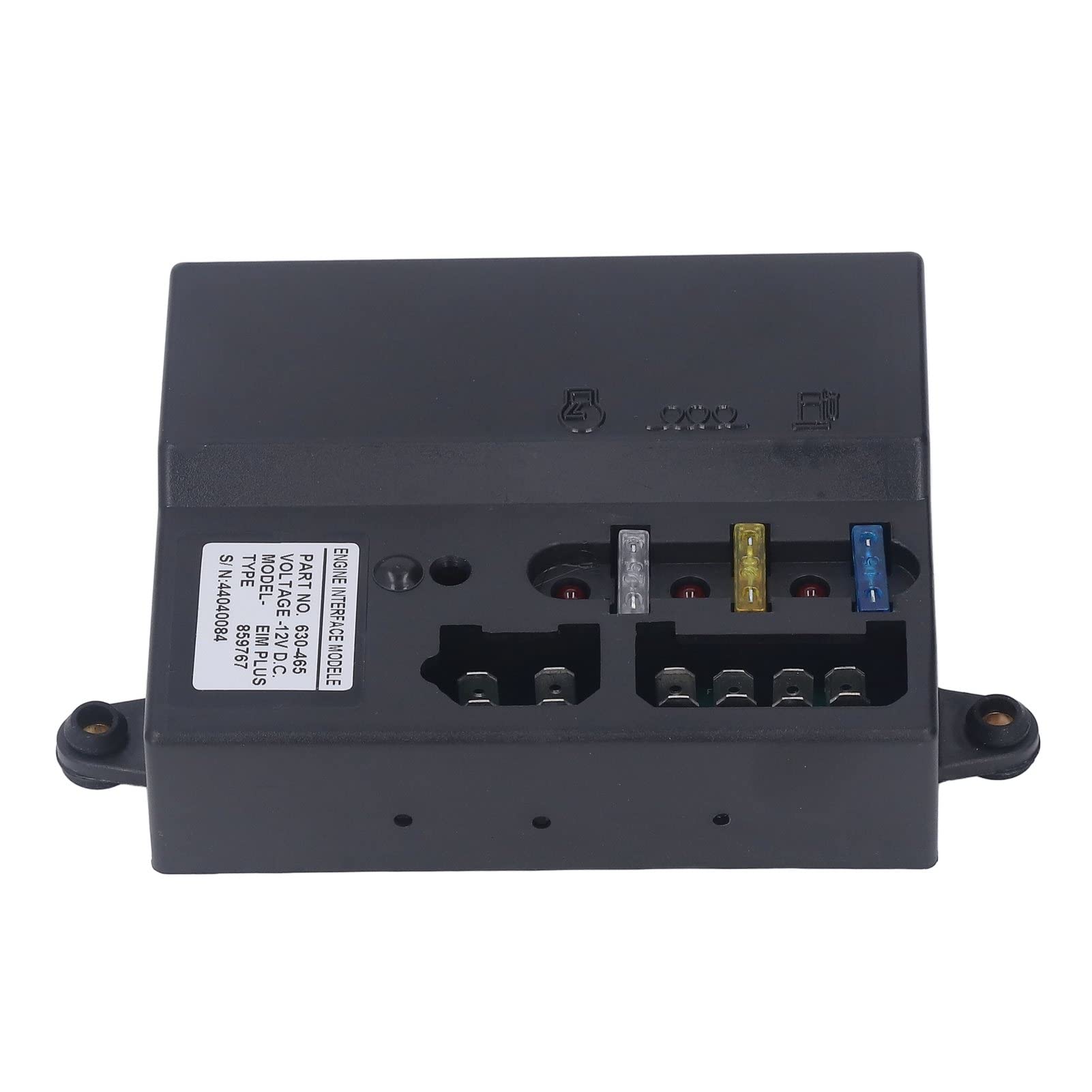 Controlador EIM del Módulo de Interfaz del Motor con Fusibles de Seguridad para Control del Motor - Material ABS Duradero de 12 V - Perfecto para Aplicaciones de Generador