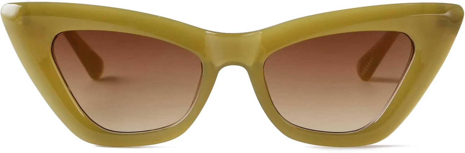 GIFIORE Retro Cat Eye Sunglasses For Women Vintage Narrow Pointy Cateye Sun Glasses - Image 2