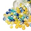 PandaHall 200 stks 5 Kleuren Bakken Geschilderd Crackle Glas Kralen 8mm Ronde Handgemaakte Crackle Kralen Assortiment…