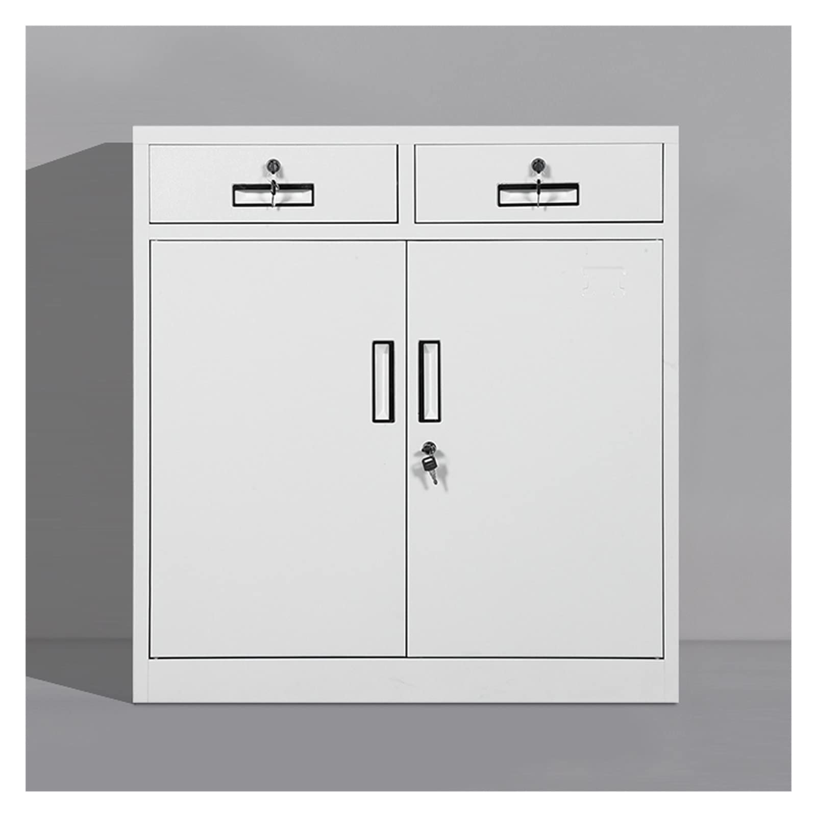 Aioneer Lockable Metal Filing Cabinet - Secure Office File Storage With Steel Construction Design For Home Office & Business Use Perfect For Data & Tool Nization-B