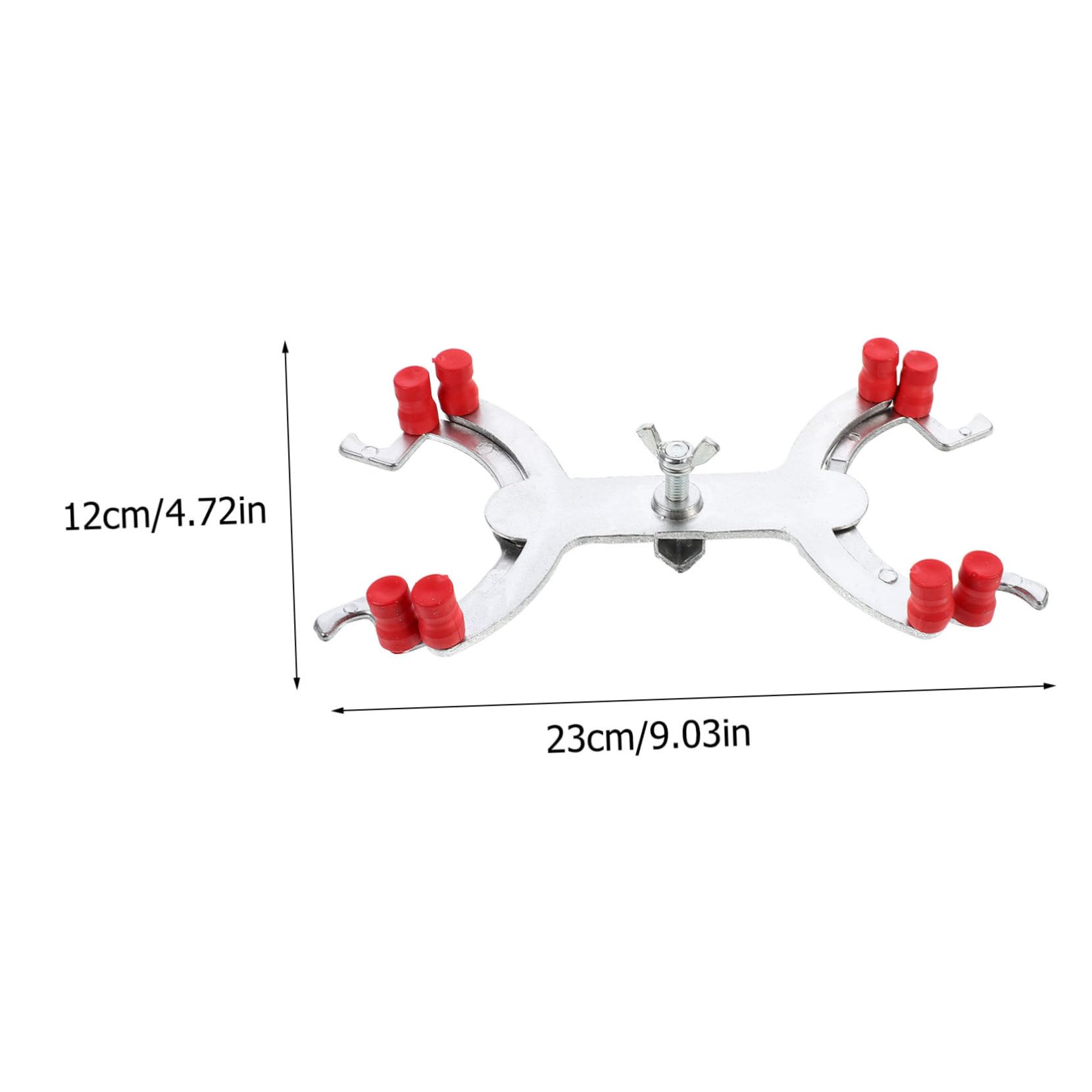 MAGICLULU 5 Pezzi Clip per Titolazione Alluminio per Laboratorio Accessorio per Tavolo Titolazione Resistente e Sicuro per Esperimenti Scientifici e Scolastici
