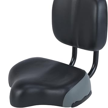 Moxic Bicycle Seat Saddle Breathable Wide Big Bicycle Saddle for Cycling Women Grey