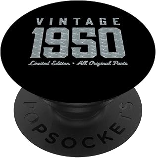 Vintage 1950 72nd 73rd 74th 75th Birthday Year Limited PopSockets Swappable PopGrip