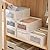 Linen Closet Organizers And Storage, 4 Pack Closet Storage Bins Linen Closet Baskets for Closet Organization Foldable Closet Organizer Bins with Clear Window For Organizing Clothing, Jeans, Shelves