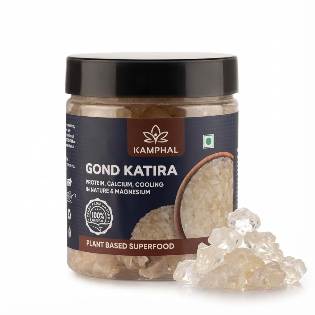 Gond Katira Pure 300g | Premium Handpicked Almond Gum (Badam Pisin) | Raw, Unbleached & Therapeutic-Grade | Natural Ayurvedic Coolant for Gut, Skin & Hormonal Harmony
