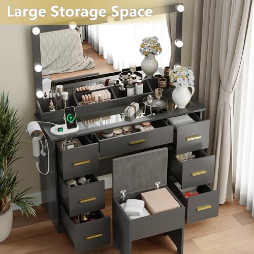 Luxury Makeup Vanity Desk with Lights