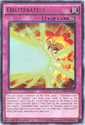 Yu-Gi-Oh! - Obliterate!!! - LDK2-ENY03 - Ultra Rare - Unlimited Edition - Legendary Decks II