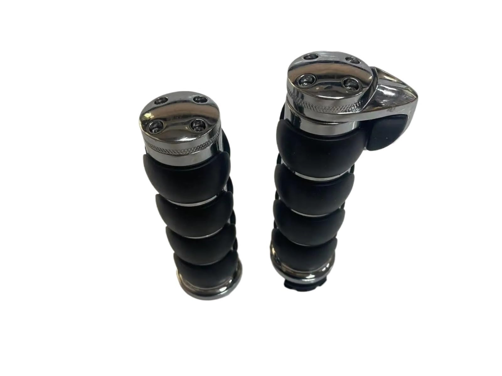 Manopole Per Freni In Gomma Manopole per manubrio antiscivolo in gomma da 1" e 25 mm, adatte per Harley, adatte per Honda, adatte per Kawasaki, adatte per Suzuki, Cross Grip