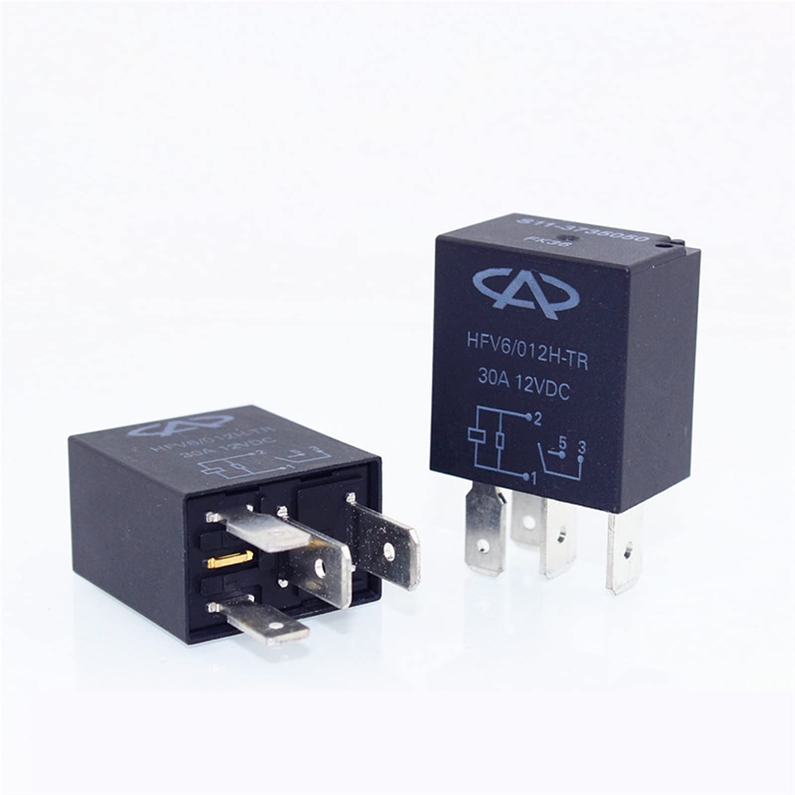 QAZXSEMUI 1PCS High Quantity HFV6 car Relay for Car Headlights air-Condition 12v Waterproof 30A 12VDC