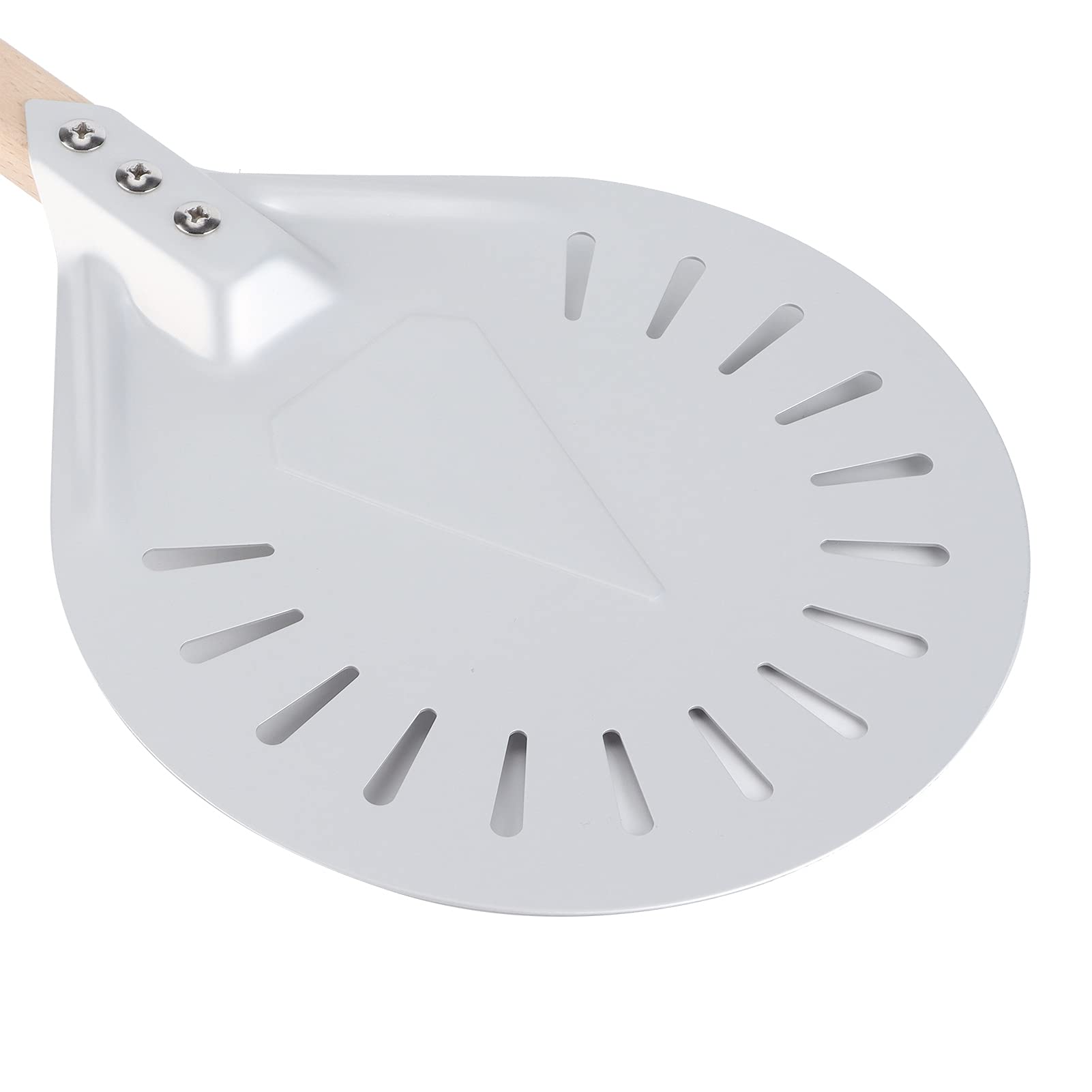 Cryfokt Obieraczka do Pizzy 60 Cm ze zdejmowaną rączką, Obieraczka do Pizzy do Pieczenia, Narzędzie do łatwego Przenoszenia ze Stanowiska Pracy do Piekarnika, Łopatka ze Stopu Aluminium (9-calowa