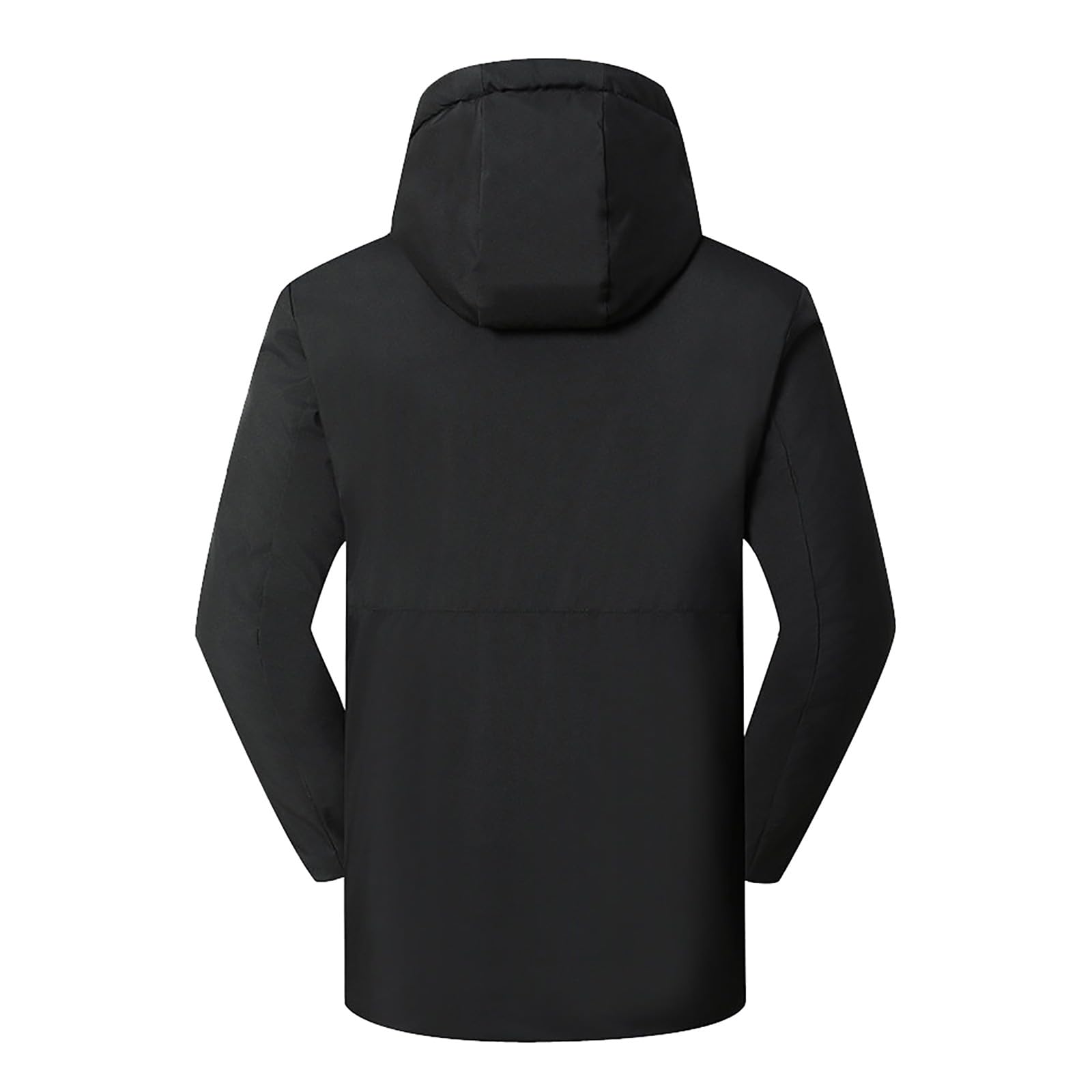 Giacche impermeabili da uomo UK Zip Up manica lunga con cappuccio cappotto
