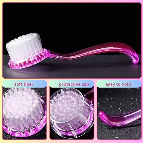 Hamster Calming Bite Proof Gloves and Grooming Brush Set, Hamster Bite Resistant Gloves Massage Brushes, Anti-Bite Glove Grooming Supplies For Small Animals Rabbit Rat Sugar Glider (Pink) - Image 3