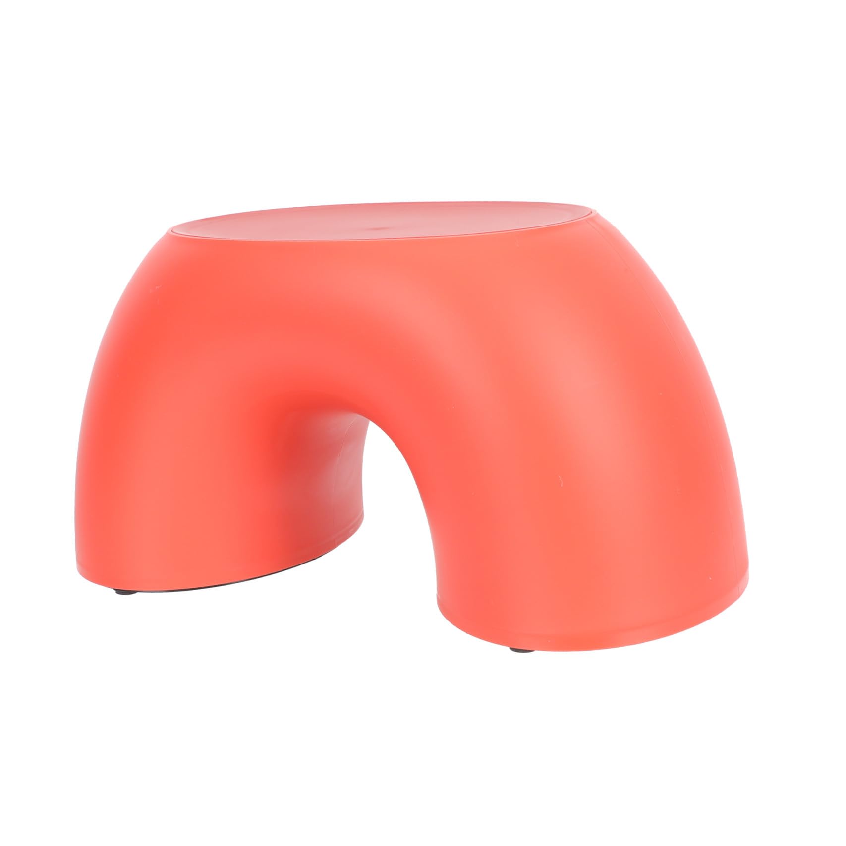 PRETYZOOM Taburete Arcoíris Anular para Niños, Pequeño, PP Rojo, 1