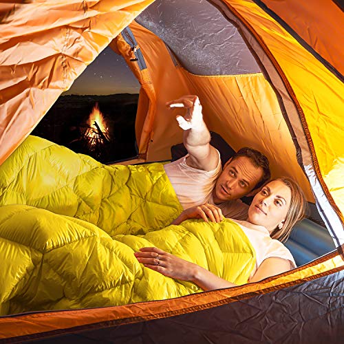 Ecoopro Down Sleeping Bag, 32 Degree F 800 Fill Power Cold Weather Sleeping Bag - Ultralight Compact Portable Waterproof Camping Sleeping Bag With Compression Sack For Adults, Teen, Kids #TOP4