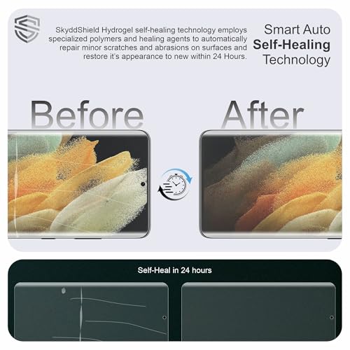 Image of Anti Glare Matte TPU hydrogel Edge to Edge Screen Protector Guard For Samsung Galaxy S21 Ultra (6.8 Inch) With Installation Kit | Support Fingerprint | Edge to Edge Coverage