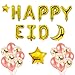 Produktbild TOYMYTOY Happy Eid Mubarak Balloons Ramadan Bunting Party Dekoration
