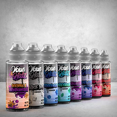 VAPE-HEDZ-Vape-Juice-No-Nicotine--Triple-Pack-E-Liquid--Strawberry-100-ml-E-Juice-7030-Ratio-300-ml-Short-Fill-E-Cigarette-Vape-Liquid-No-Tar-Or-Tobacco