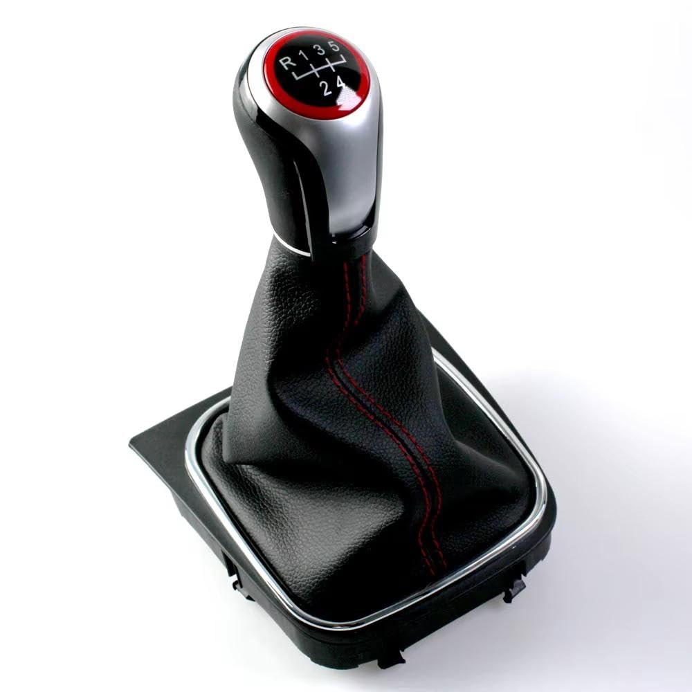 YDXHERTA MT 5 6 Speed Gear Shift Knob for Golf 5 6 R32 GTI GTD MK5 MK6 for Jetta for Scirocco Auto Parts(5 Speed)