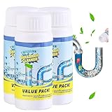 Sink Drain Cleaner, 2025 New Sink and Drains Cleaner, Multi-functional Sink and Drains Cleaner Powder Cleaning, Drain Cleaner Foam Cleaner, Powerful Pipe Dredging Agent for Home Kitchen Toilet (3PCS)
