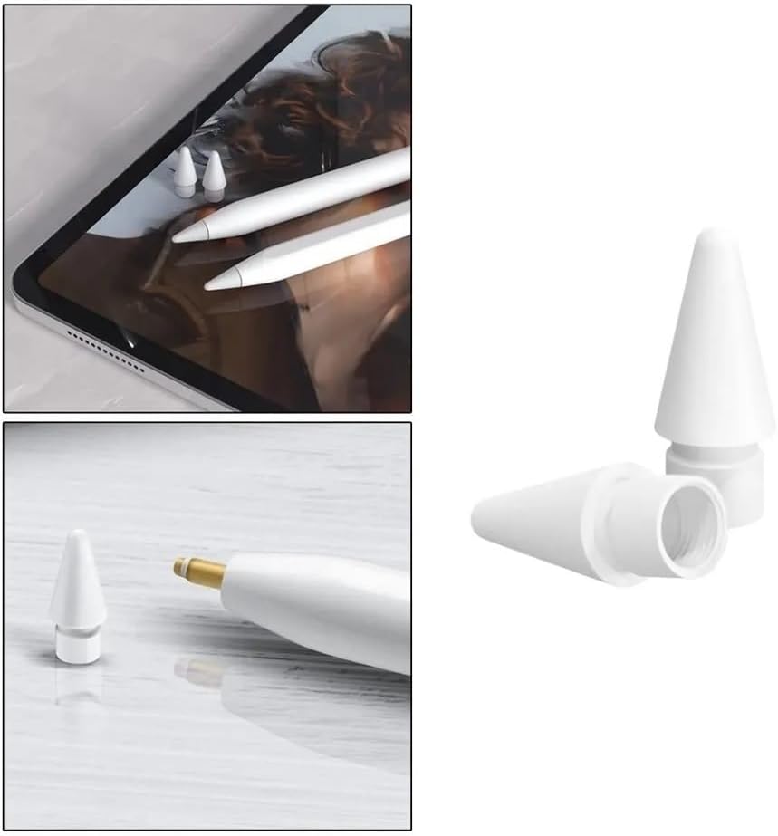 Ponta Ponteira Substituição Compatível Apple Pencil 1 e 2 Geração Caneta (Hard)