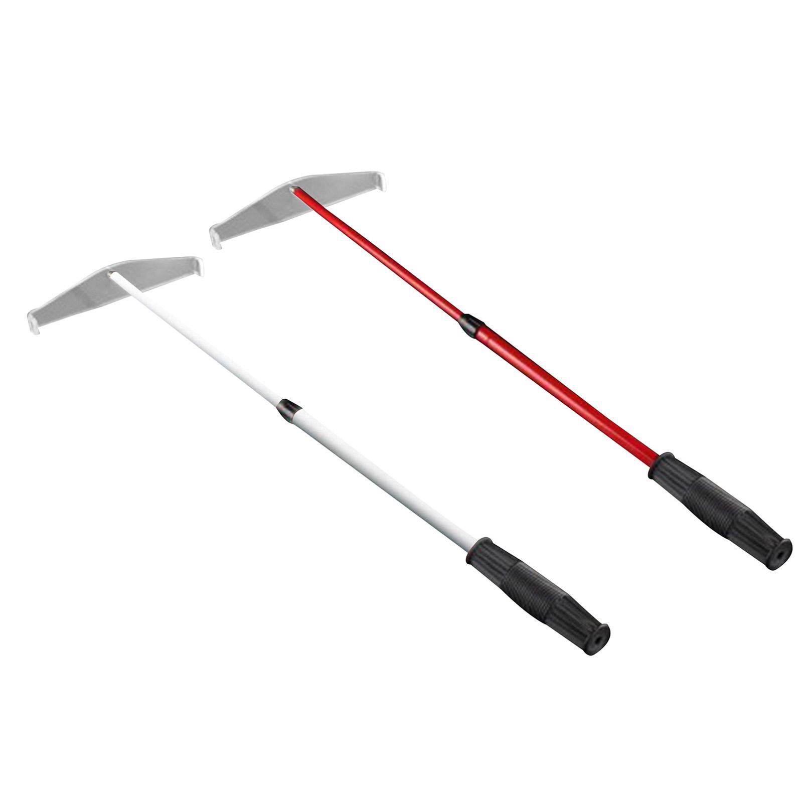 Râteau Télescopique Pour Jetons De Casino – En Acrylique Et Métal – Longueur Réglable 39,5 à 70 Cm – Poussoir Portable Pour Poker Et Roulette