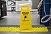 NMC HDFS213 CAUTION-WATCH YOUR STEP Sign with Graphic– 10.75 in. x 24.63 in. Heavy-Duty Plastic, Double-Sided Floor Sign with Black on Yellow