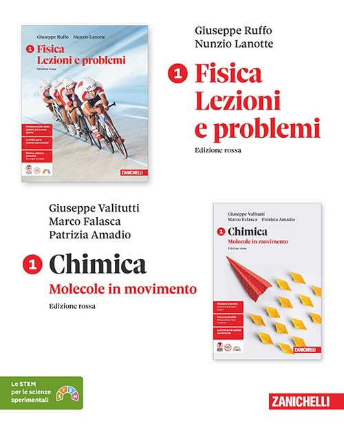 Fisica. Lezioni e problemi. Ediz. Rossa. Chimica. Molecole in movimento. Per le Scuole superiori (Vol. 1)