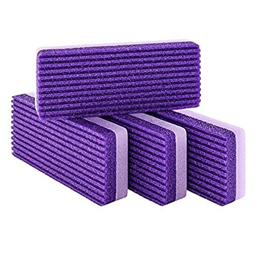 Pumice Stone, Niuta 2 in 1 Callus Remover Foot File Scrubber Pedicure Exfoliation to Remove Dead Hard Skin for Hands and Body,Pack of 4