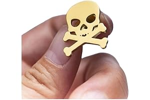 Stainless Steel Skull Brooches: Punk Rock Street Style