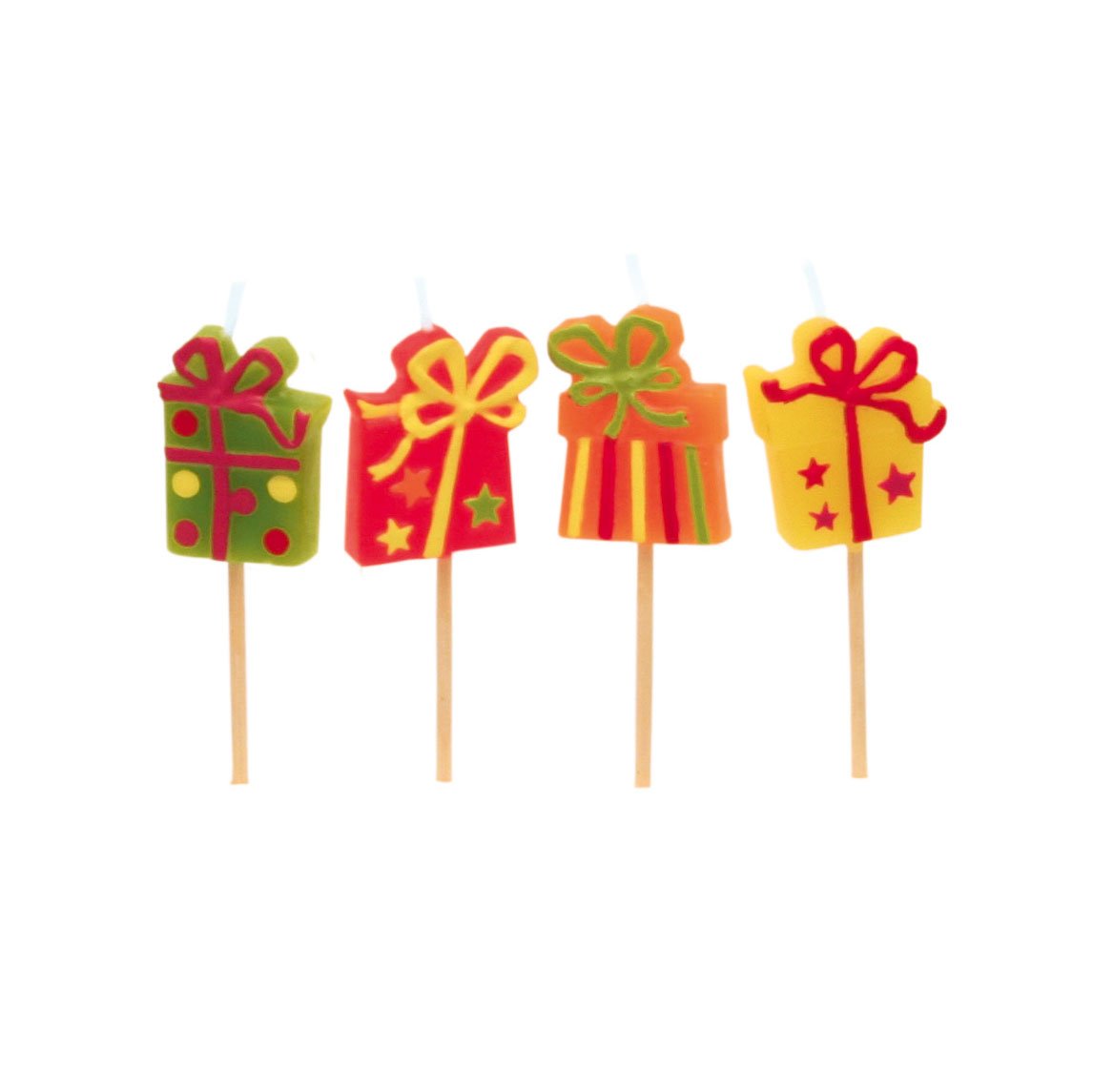 Amscan 551707 8 Candles with Mini Happy Birthday Figurine