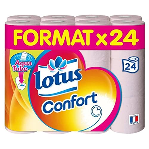 VELVET Toilettenpapier Zellulosetoilettenpapier Kamille und Aloe/Hygienepapier 3-lagig, 8 Rollen/Weiß/Wc Papier/insg. 1200 Blätter/ 150 Blätter pro Rolle