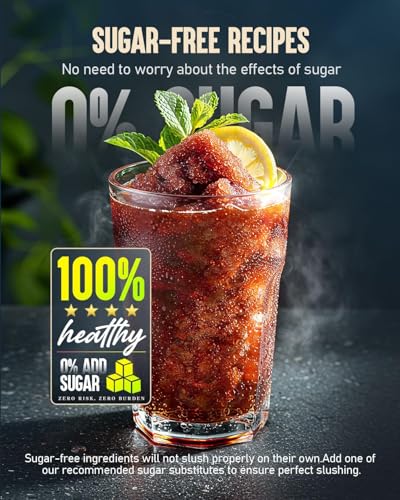Image of Slushie Machine No Ice Needed 88oz, Slushy Machine for Home with LED Display and 5 Preset Modes, Auto-Clean, Frozen Drink Maker Perfect for Margarita,Frappes, Cocktail Smoothie, Milkshake and More