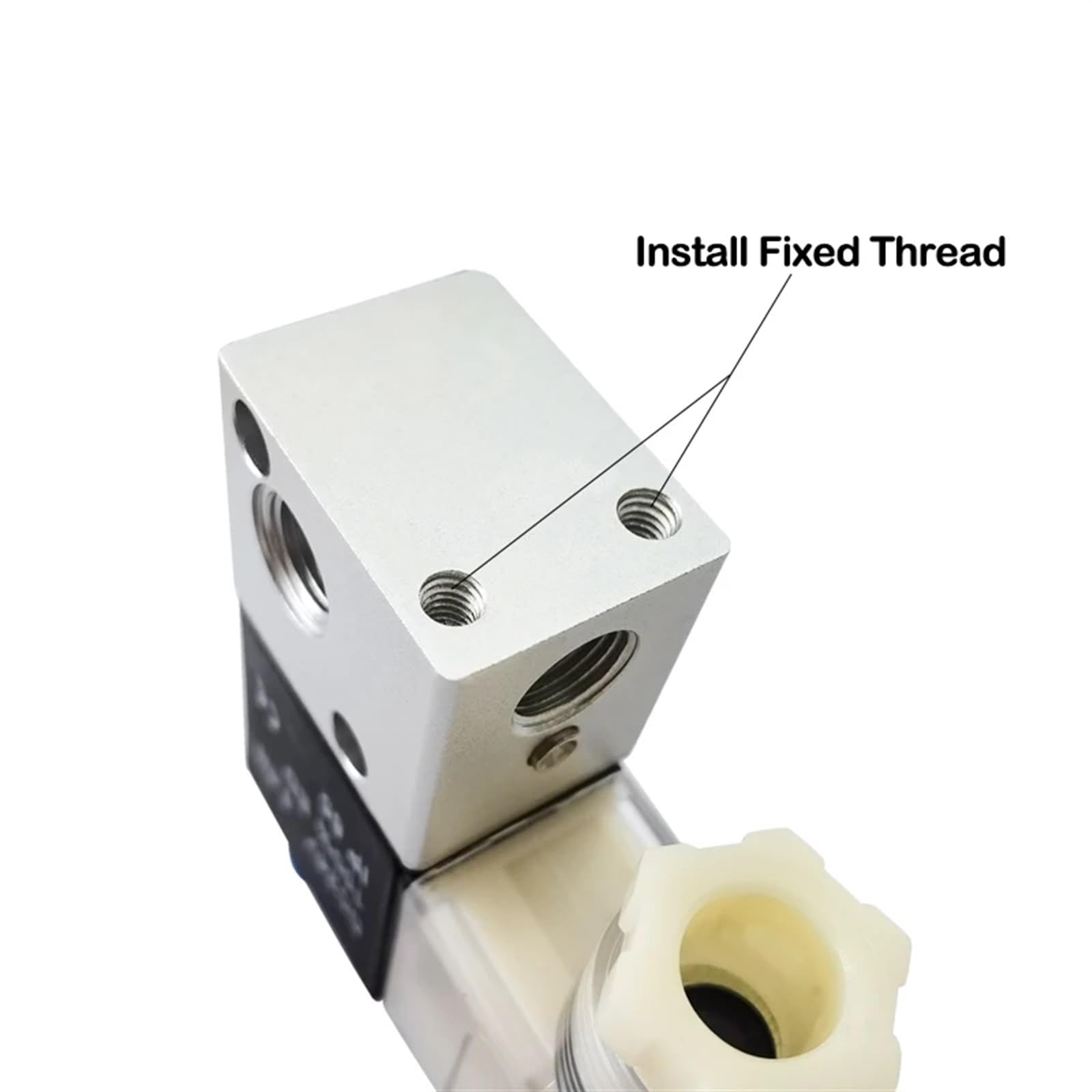 1 Uds 3V1-06 Válvula Solenoide de 3 Puertos y 2 Posiciones Valvula Neumatico neumática DC12V AC220V DC110V AC24V(3v1-06 Pc8-01,Motor with Bracket)