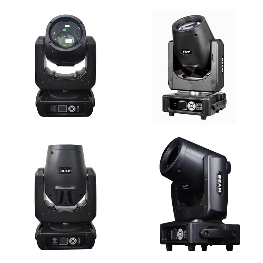 Mini Beam 230W 7R Moving Head DMX Light Professional Stage Beam Lighting for Show Disco Dj Club Light Nightclub KTV (2Lights+1Flycase)