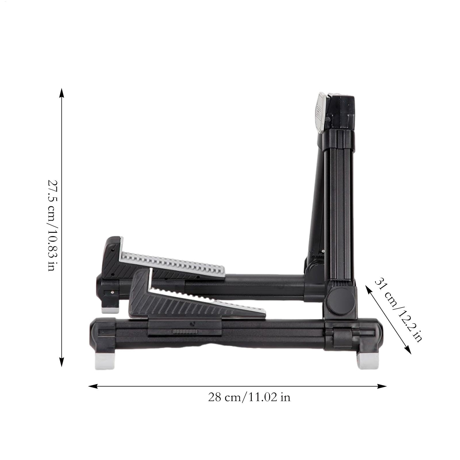Soporte de guitarra con de A, soporte plegable ajustable para instrumentos eléctricos y acústicos, accesorios de instrumento de cuerda, soporte estable para guitarra de piso para escuela