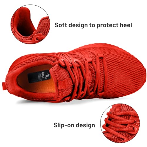 Image of Abboos Womens Slip On Sneakers Women Walking Tennis Shoes Lightweight Casual Sneakers for Gym Travel Work
