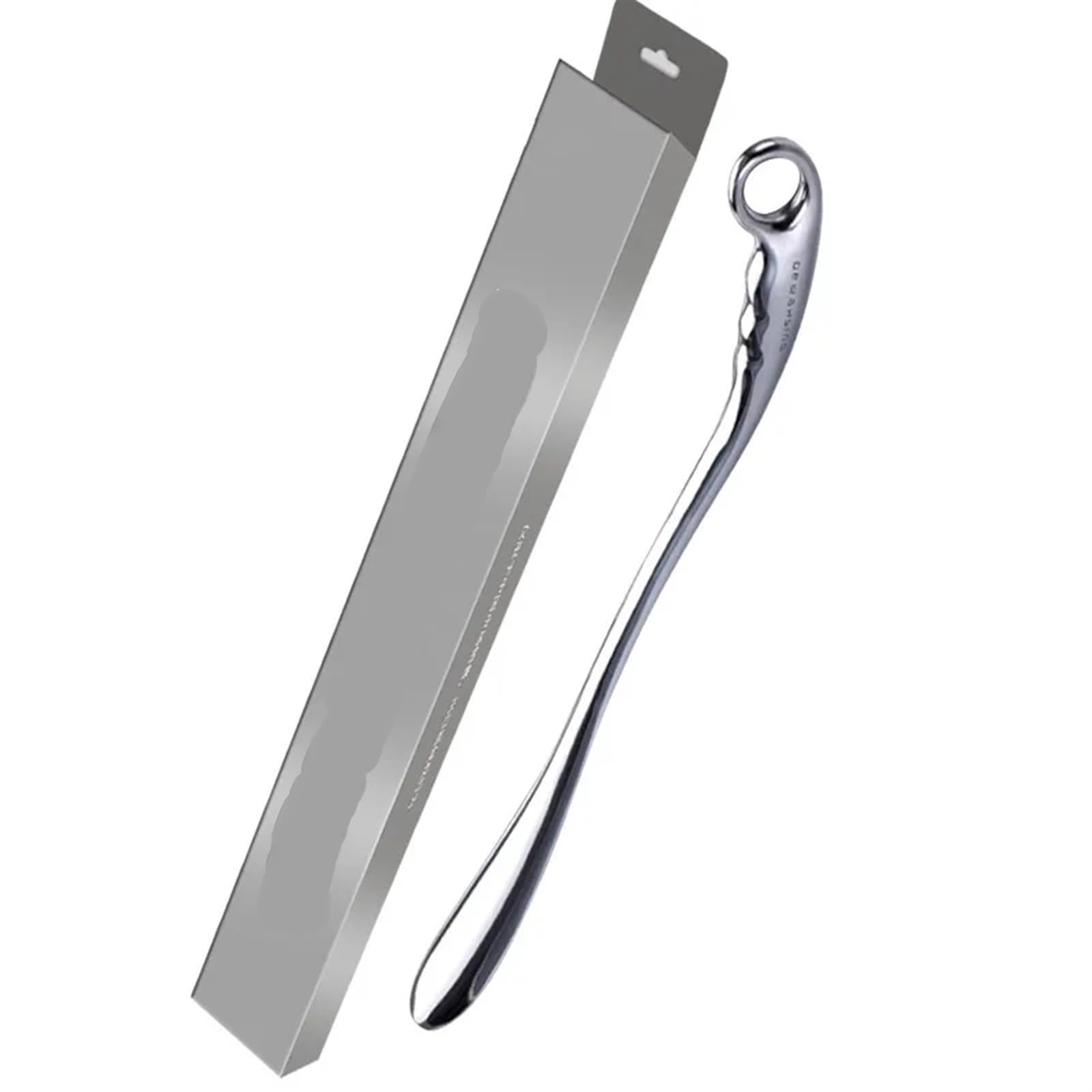 Calzador Calzadores de Metal profesionales con mango largo, aleación 52cm longitud for llevar zapatos cómodamente, cuchara colgante tacón alto cuero cuerno para Hombres
