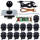 SJ@JX Arcade Game DIY Kit Zero Delay PS USB Encoder Mechanical Keyboard Switch PC PS3 Android Xbox360 Arcade 2Pin Button Arcade Joystick Controller